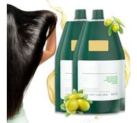 Crema Reparadora Hidratante Y Suavizante Para El Cabello Dañado Con Polipéptidos De Queratina, Mascarilla Capilar De Acondicionamiento Profundo, Para Un Brillo Y Suavidad Duraderos (2pcs)