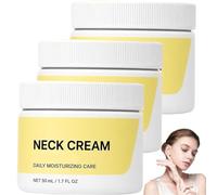 Crema reparadora para cuello, hidratante reafirmante antirrugas para cuello y escote, crema hidratante antienvejecimiento que mejora la flacidez y líneas, apta para todo tipo de piel (3 pcs)