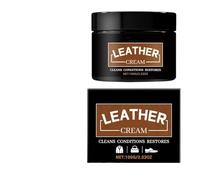 Crema Reparadora para Cuero - 2 en 1 Reparador y Limpiador Natural - Hidratante para el Cuero - para Botas Bolsos Muebles Asientos de Coche Chaquetas Interior del Automóvil Bolsos de Mano y Equipo de