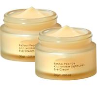 Crema Reparadora para el Contorno de Ojos con Retinol y Polipéptidos, Crema Antienvejecimiento para Ojos Hinchados, Reduce Ojeras y Bolsas, Atenúa Arrugas, Textura sedosa y delicada, Refresca la zona