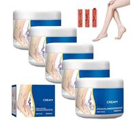 Crema Reparadora Para Piernas, Crema Reparadora Para Piernas, Crema Para La Piel, Calmante E Hidratante Para Una Piel Sana, 50 G/1.76 Fl. Oz (5 unidades)