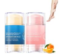 Crema Reparadora para Talones Agrietados,2Pcs Crema Hidratante para Suavizar Pies Secos y Agrietados, Manos, Codos