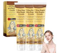 Crema reparadora rápida de la piel de 7 días, crema para la piel multifunción todo en uno, crema facial antiarrugas e iluminadora, hidratante y humectante para todo tipo de pieles