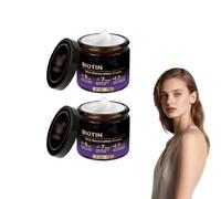 Crema Restauradora de la Piel Biotina 10 en 1 con Colágeno y Ácido Hialurónico - Crema Restauradora de la Piel con Biotina y Manteca de Karité - Gel 10 en 1 de Vitba con Aloe Vera y (2 cajas)