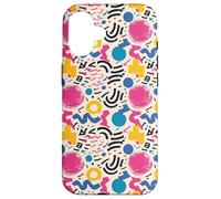 Crema Retro 80s 90s Brush Form Energy Pattern Carcasa para iPhone 16