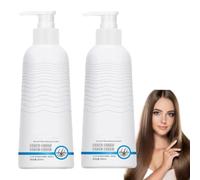 Crema Revitalizante de Keratina, Acondicionador sin Enjuague con Keratina Enriquecida, Acondicionador Hidratante Profundo y Suavizante (2 piezas)