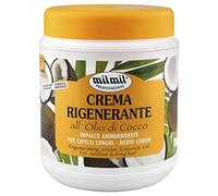 crema rigenerante per capelli all' olio di cocco impacco ammorbidente 1000 ml by Mil-Com