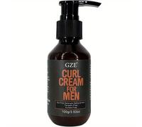 Crema Rizadora GZE para Hombres - Crema Definidora de , Hidratante para Ondas y Rizos con Control Anti-Friz, Mejora la Definición del Cabello y el Frizz