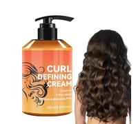 Crema rizadora para cabello rizado Loción hidratante potenciadora de con