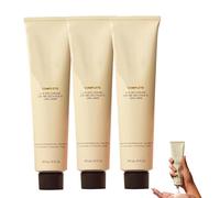 Crema seca al aire completa, crema seca al aire hidratante completa para el cabello, control de frizz y mejora la textura natural - color seguro, ligero para todos los tipos de cabello (3pcs)