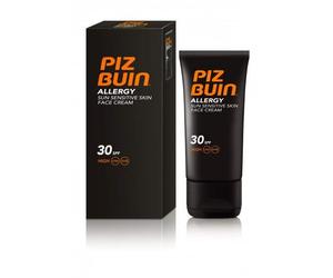 Crema Solar Cara Piz Buin Alergia Protección Factor SPF 30 40 ml -Para Pieles Intolerantes al Sol