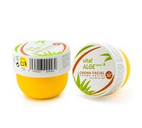 Crema Solar Facial 30+ con Aloe Vera 2x50 ml | Protector Solar Facial Hidratante con Protección UVA + UVB + IR + HEV | Textura Ligera de Rápida Absorción | Uso Diario para Todo Tipo de Pieles