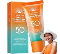 Crema solar facial, loción protector solar leche solar de alta protección solar, crema solar hidratante protector solar leche FPS 50 (1 x 50 ml)