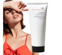 Crema Solar Hidratante Facial | 50g Loción Solar Tamaño Viaje - Protección Cutánea Cómoda No Grasa para Viajar, Deporte, Cuidado Diario y Playa