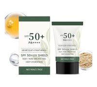 Crema Solar Hidratante Facial - SPF 50 Crema Solar Facial Tamaño De Viaje - Ligero Cómodo Defensa UV Para Playa Deporte Viaje Maquillaje