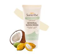 Crema Solar Mineral Natural FPS 30 Suntribe - 100 ml, Tinte, Ecológica - 100% Natural & Segura para Arrecifes - Óxido de Zinc no Nano - Resistente al agua