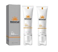 Crema Solar SPF 50, 2PCS Protectora Solar Hidratante Con Protección UVA/UVB, Loción Solar De Protección Alta, Crema Solar Facial Y Corporal, Protector Solar Facial SPF 50 Para Todo Tipo De Piel
