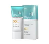 Crema Solar SPF 50, Sunscreen, Protección Ultravioleta con Hidratación, Textura Seca No Pegajosa para Cara y Cuerpo, Resistente al Agua y Sudor, Apto para Uso Diario y Pieles Delicadas