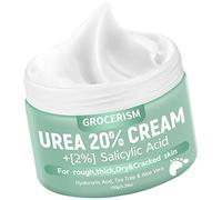 Crema Urea 20% más un 2% de ácido Salicílico 150g || Para Pies y Crema de Manos con ácido Hialurónico, árbol de té y Aloe Vera para Humectar, Eliminar Callos y Suavi