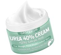 Crema Urea 40% más un 2% de ácido Salicílico 250g || Para Pies y Crema de Manos con ácido Hialurónico, árbol de té y Aloe Vera para Humectar, Eliminar Callos y Suavi