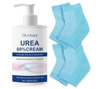 Crema Urea, Calcetines hidratantes, Crema Para Pies con Urea, Calcetines de gel para el talón, Crema para el Cuidado de los Pies, para Pies Secos y Agrietados, Manos, Codos