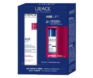 Crema Uriage Age Lift 40 ml + Mini Sérum 10 ml Set