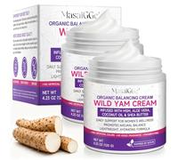 Crema Wild Yam, Crema de Ñame Silvestre 240g con Extracto de Dong Quai, Hormonal para Mujer, Cuidado Natural para Menopausia contra Sofocos y Piel Seca,Hidrata y Calma la Piel Madura, Hidratante