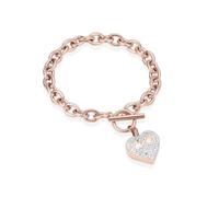 Cremación De Corazón para Cenizas - Brazaletes De Urna De Acero Inoxidable para Cenizas De Mascotas/Humanas - Joyería De Cenizas De Recuerdo Conmemorativo,2,20cm
