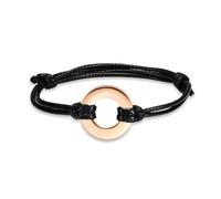 Cremación para Cenizas Círculo Cuerda Ajustable Urna Conmemorativa para Mujeres Hombres Recuerdo Cremación Ceniza Joyería-Oro Rosa