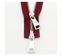 cremallera, 2 piezas de chaqueta doble botonadura, abrigo, manualidades, cola abierta, accesorios bidireccionales(Wine Red,90cm)