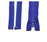 Cremallera 3 uds 5# 30/40/55/60/70/80/90 cm cremallera de resina cremalleras plástico con bloqueo automático extremo abierto for coser ropa para Coser(Royal Blue,70cm)