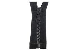 Cremallera 5# 3 uds 30/40/55/60/70/80/90cm cierre automático de extremo abierto cremallera resina plástica colorida for ropa para Coser(Blue,55cm)