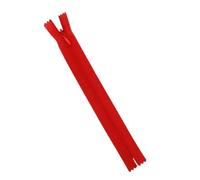 Cremallera a medida, 5 uds 3# Nylon seda cremallera Invisible vestido tiro almohada tirar cadena Multicolor 18-60cm(Red-5pcs,25CM-3#)