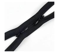 Cremallera a medida, Cremalleras invisibles de nailon talla 3, 60/120 cm, 5/10 piezas, multicolor for costura y confección(Black,60CM-10PCS)