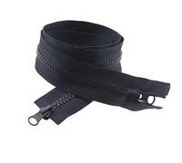 Cremallera Bidireccional 2/5 Cremalleras De Costura 80-150 Cm For Ropa,separadoras Dobles Extremo Abierto For Bolsos(Deep Blue,No5-2Pcs,100cm)