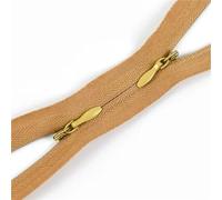 Cremallera bidireccional 5/10 Cremalleras Invisibles De Nailon 60/120 Cm, Número 3, Con Doble Cursor. Kit Reparación(Khaki,120cm-10Pcs)