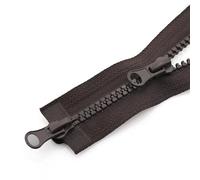 Cremallera, Cremalleras para coser, 3 piezas de cremallera de doble cabeza abierta for chaqueta, cremallera doble for ropa, accesorios hechos a mano DIY(Coffee,90CM-5#)