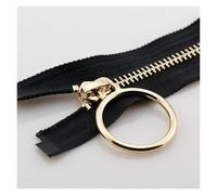 Cremallera De Metal 70/90cm, Nuevo #5, Dientes Cobre, Ancha, Chaqueta Extremo Abierto Resistente, Cremalleras Largas For Abrigos, Chaquetas, Costura(Black-90cm)