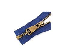 Cremallera de Metal con apertura automática, accesorios de costura para ropa, decoración, 5# Color,Marina de guerra,70cm