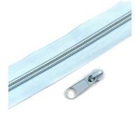 Cremallera de nailon arcoíris de 3 metros y n.° 3 con tirador, ideal para decoración de ropa y accesorios de costura DIY.