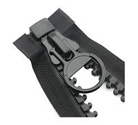 Cremallera de nailon, cremalleras de bobina de nailon de metal, cremallera extra grande for ropa, decoración de cremallera for tienda de toldo de cobertizo grande, cremallera de chaqueta de plumón (Co