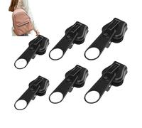 Cremallera De Reemplazo De Cremallera | 6 Piezas Deslizadores De Reemplazo - Cabezales De Reparación Para Cremallera - Para Chaqueta Abrigo Equipaje Maleta Bolso Tienda Cojín Ropa