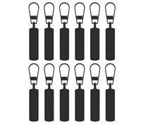 Cremallera de Repuesto Tirador, 12 Pcs Lengüetas de Tirador Cremallera Desmontables, Para Prendas, Carteras, Vaqueros, Mochilas y Maletas