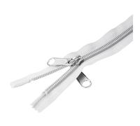 Cremallera deslizante de doble asa 175 cm blanco ykk