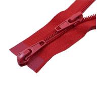 Cremallera Doble Apertura Saco De Dormir Nailon 5 Libras Con Cremallera Doble Deslizante, Abertura Superior E Inferior For Ropa Y Extensión La Cola(Red-60cm)