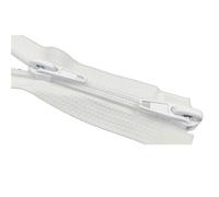 Cremallera Doble Apertura Saco De Dormir Nailon 5 Libras Con Cremallera Doble Deslizante, Abertura Superior E Inferior For Ropa Y Extensión La Cola(White-300cm)