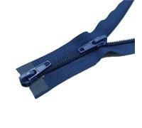 Cremallera Doble Apertura Saco De Dormir Nailon 5 Libras Con Cremallera Doble Deslizante, Abertura Superior E Inferior For Ropa Y Extensión La Cola(DeepBlue-150cm)