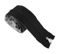 Cremallera Instantánea para Puerta, Nylon Negro, Doble Cara | Sello Hermético, Instalación Autoadhesiva, Ajuste, Protección contra Polvo, para Carpas y Huertos