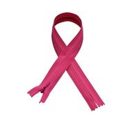 Cremallera Invisible 20 cremalleras invisibles de nailon for costura, manualidades, accesorios tela, 15 a 60 cm(Rose red,60CM)