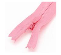 Cremallera Invisible Cremalleras de nailon en espiral 18 a 60 cm for costura a medida, vestidos, almohadas, faldas, pantalones, ropa, manualidades, cremalleras invisibles(Pink,30cm)